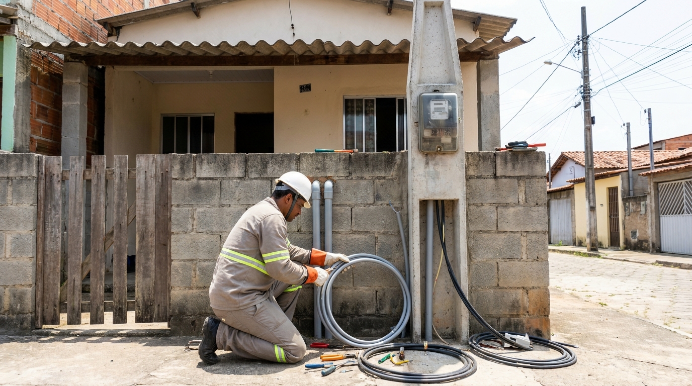 Instalação de Poste Padrão em Vila Velha‑ES