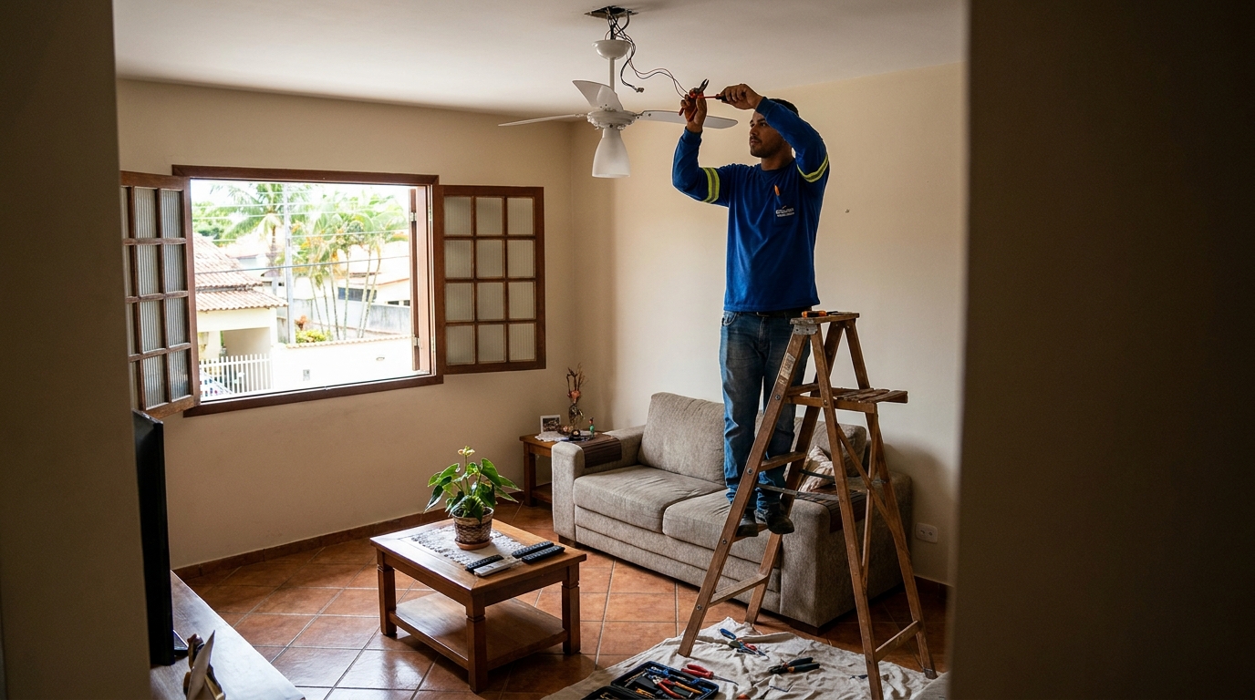 Reforço de Suporte no Teto em Vila Velha‑ES